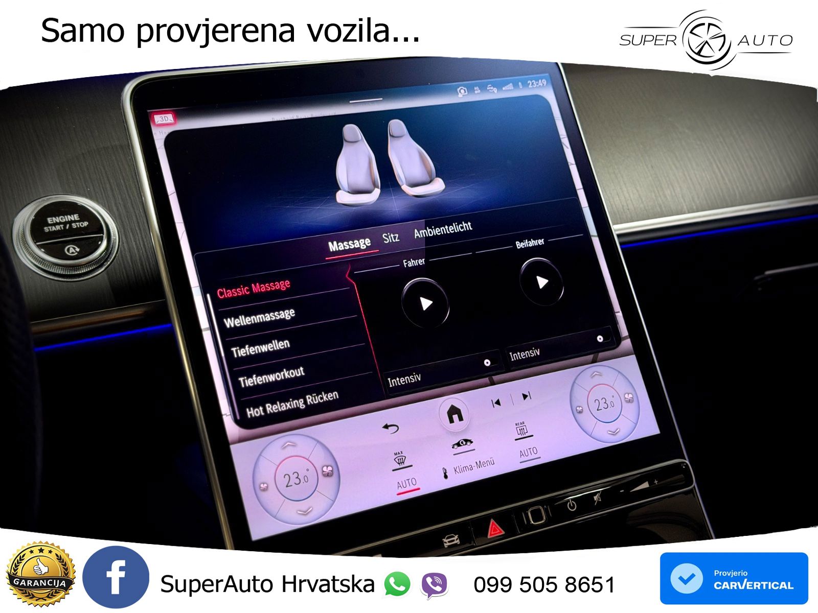 Mercedes S 580 V8 (503 KS) EQ Boost 4MATIC 9G-TRONIC AMG ZRAČNI+ACC+GR SJED+360+PANO