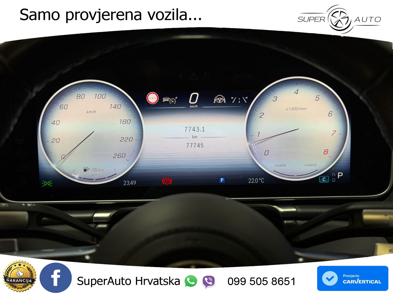 Mercedes S 580 V8 (503 KS) EQ Boost 4MATIC 9G-TRONIC AMG ZRAČNI+ACC+GR SJED+360+PANO