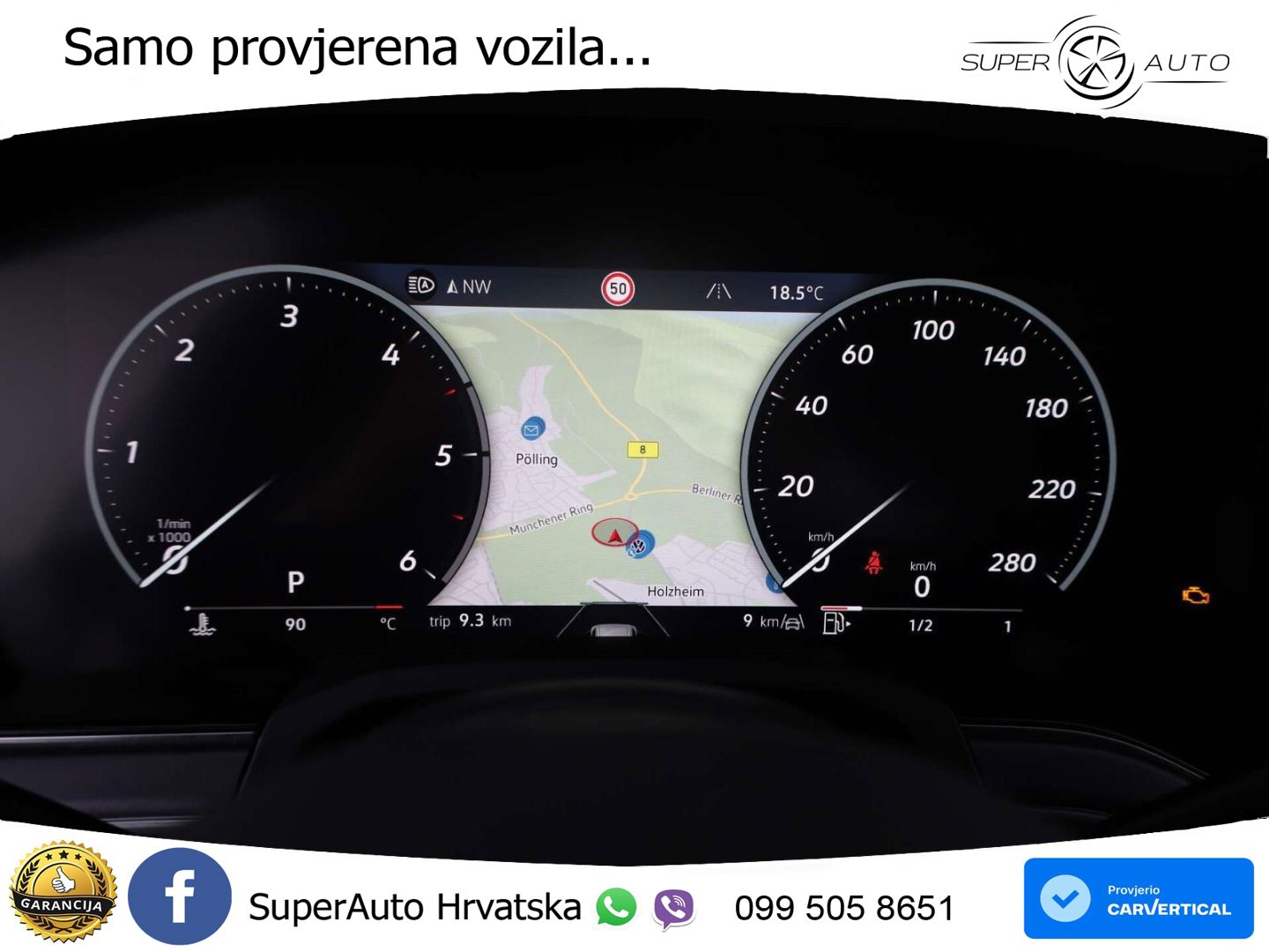 Volkswagen Touareg 3.0 V6 TDI (286 KS) 4MOTION Tiptronic R-Line ZRAČNI+ACC+GR SJED+KAM+PANO