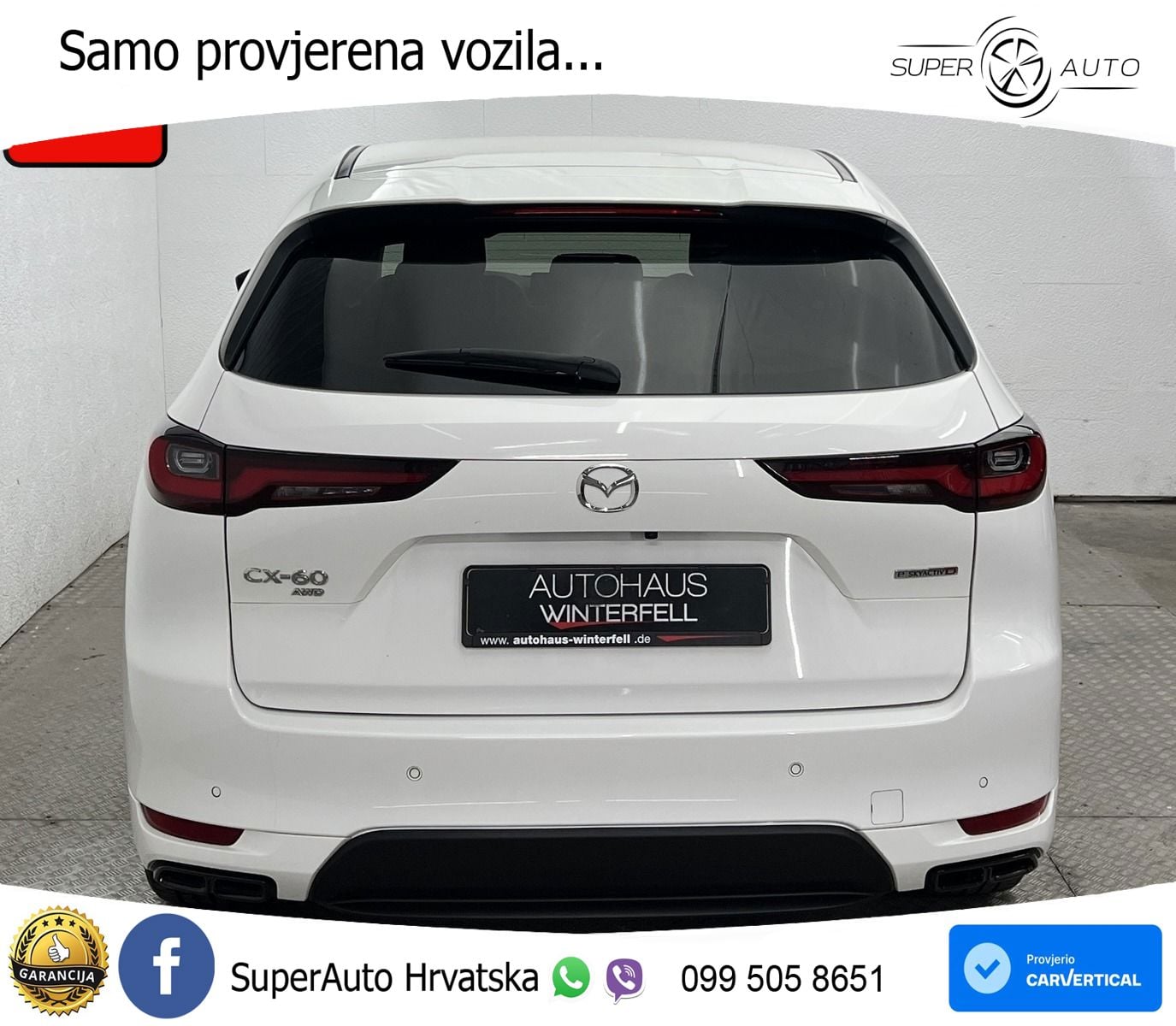 Mazda CX-60 3.3 e-Skyactiv D (254 KS) AWD Automatic LED+GR SJED+ACC