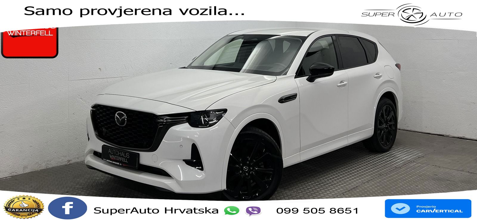 Mazda CX-60 3.3 e-Skyactiv D (254 KS) AWD Automatic LED+GR SJED+ACC