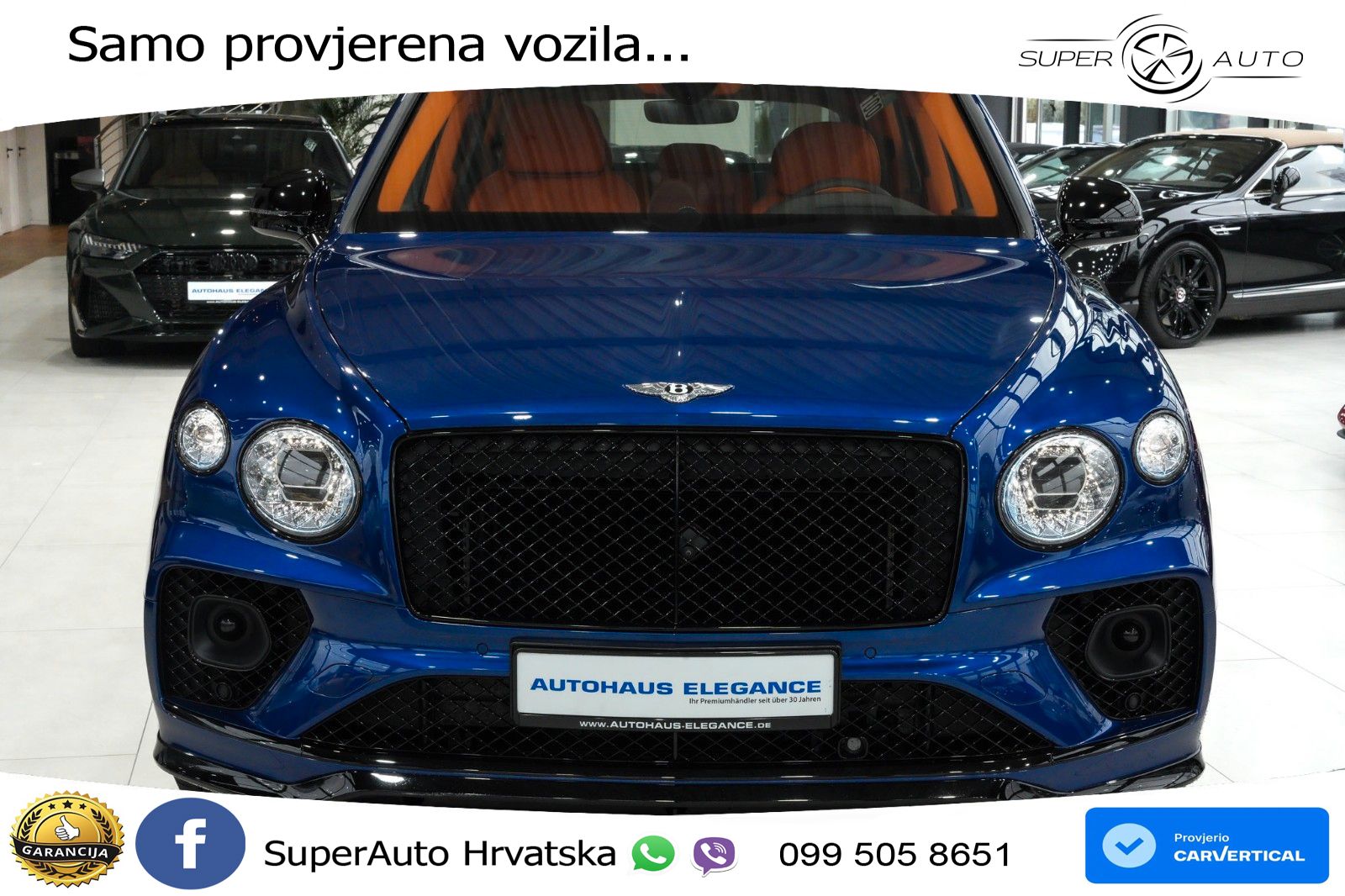 Bentley Bentayga 3.0 V6 TFSi (449 KS) AWD Automatic ACC+HEAD+4xGR SJED+360+PANO
