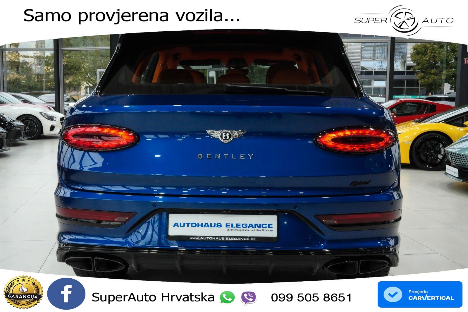 Bentley Bentayga 3.0 V6 TFSi (449 KS) AWD Automatic ACC+HEAD+4xGR SJED+360+PANO