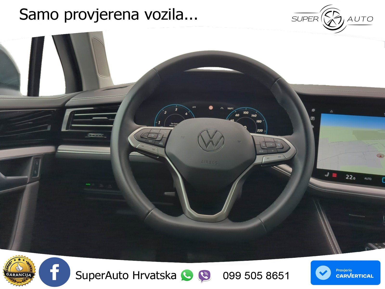 Volkswagen Touareg 3.0 V6 TDI (231 KS) 4MOTION Tiptronic ZRAČNI+ACC+GR SJED+KAM+PANO