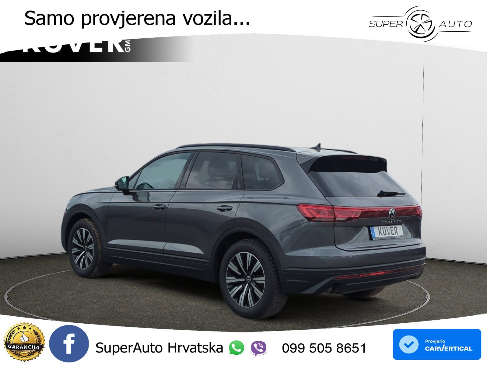 Volkswagen Touareg 3.0 V6 TDI (231 KS) 4MOTION Tiptronic ZRAČNI+ACC+GR SJED+KAM+PANO