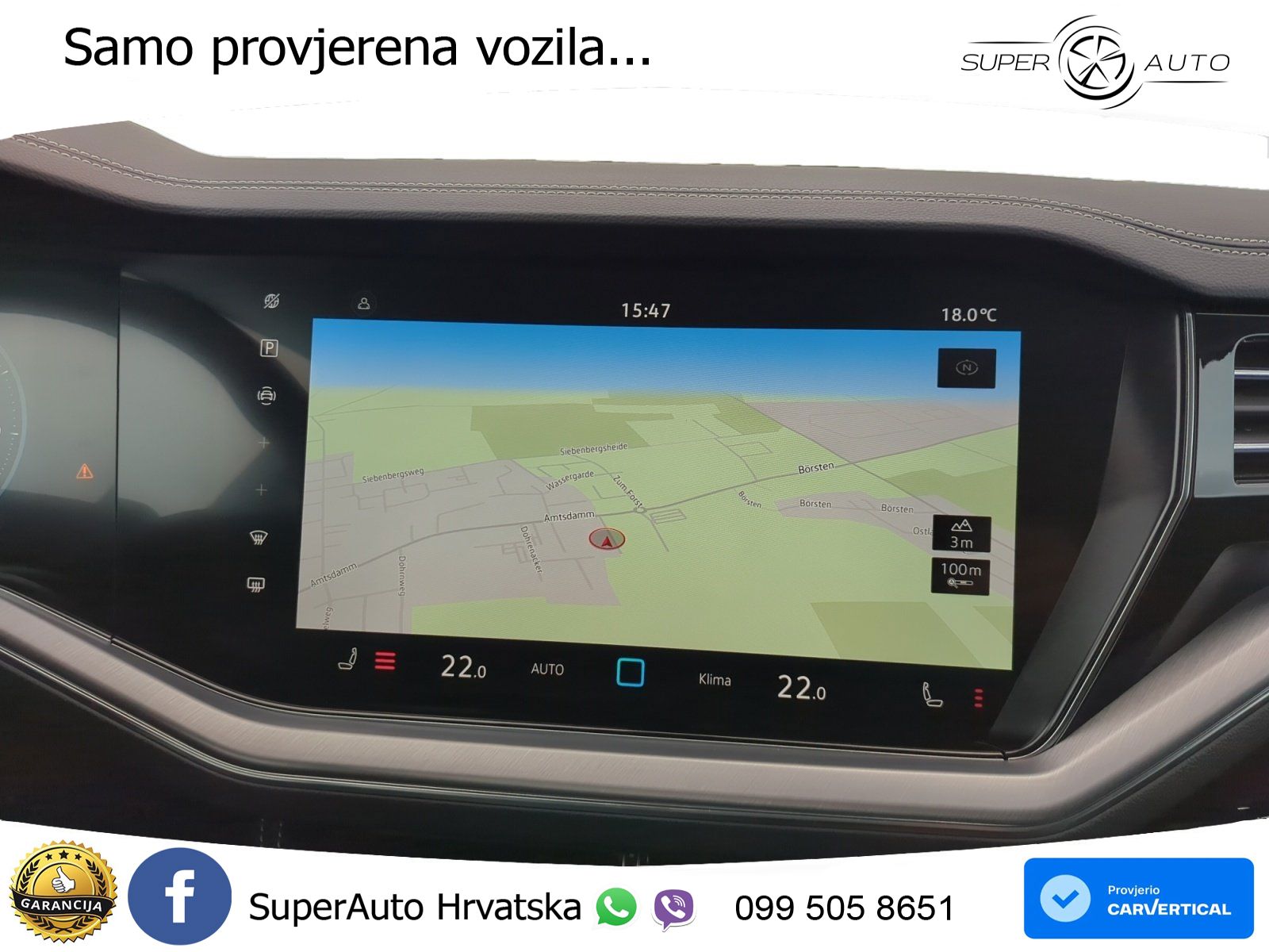 Volkswagen Touareg 3.0 V6 TDI (231 KS) 4MOTION Tiptronic ZRAČNI+ACC+GR SJED+KAM+PANO