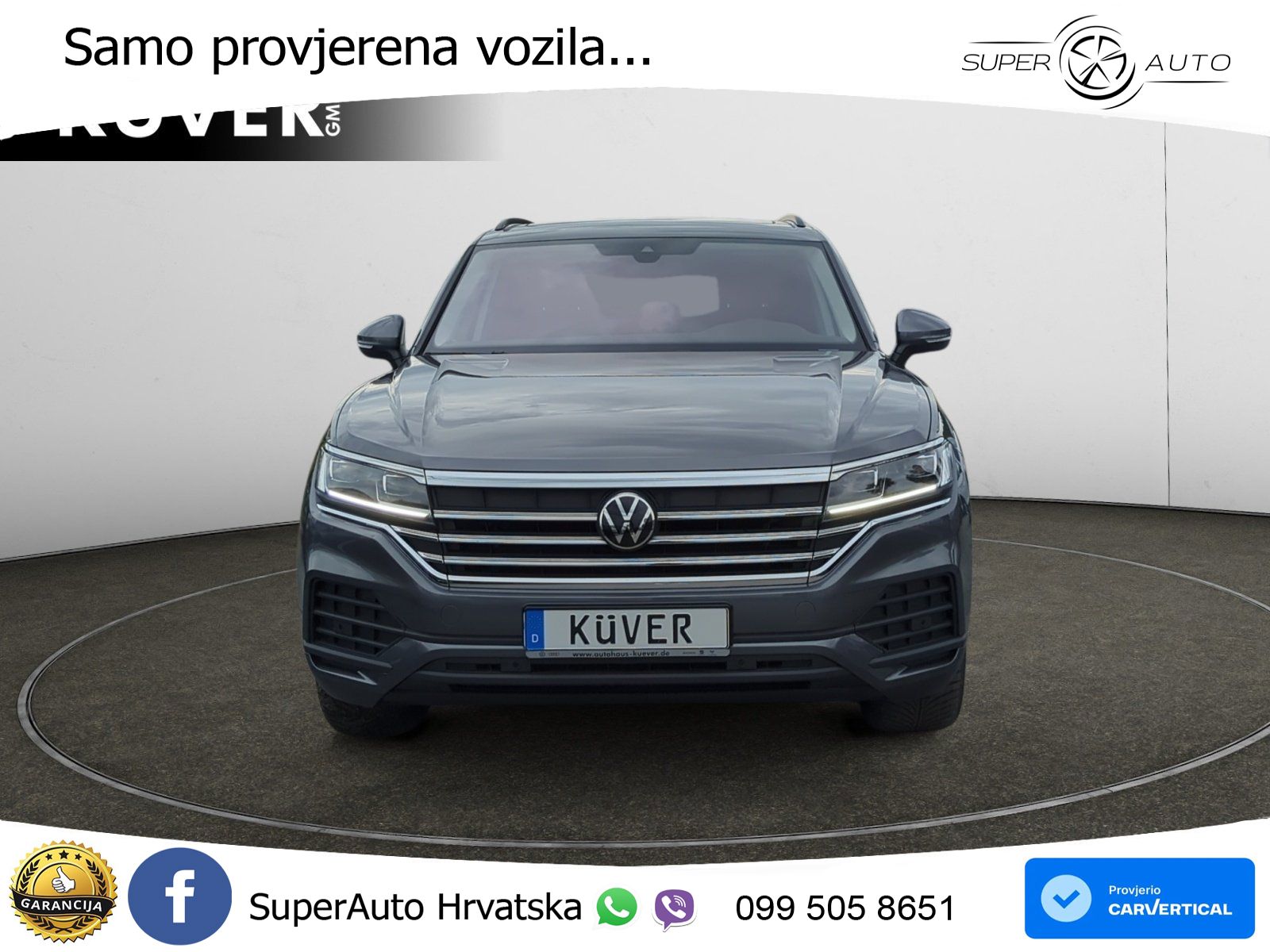 Volkswagen Touareg 3.0 V6 TDI (231 KS) 4MOTION Tiptronic ZRAČNI+ACC+GR SJED+KAM+PANO