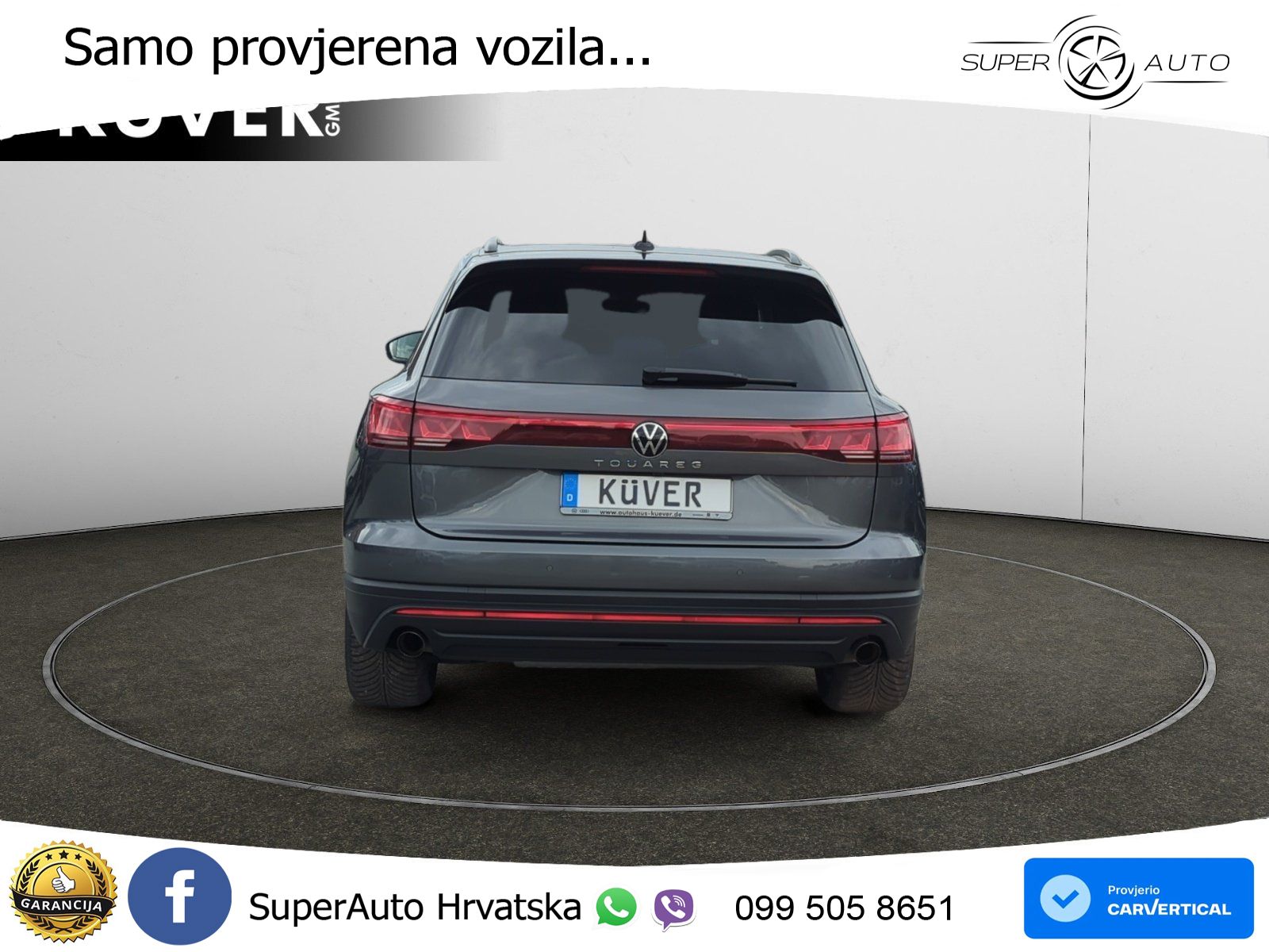 Volkswagen Touareg 3.0 V6 TDI (231 KS) 4MOTION Tiptronic ZRAČNI+ACC+GR SJED+KAM+PANO