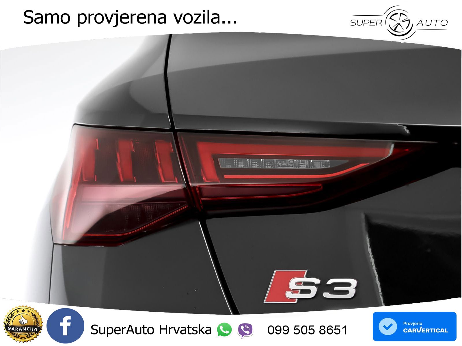 Audi S3 2.0 TFSI (310 KS) quattro S tronic LED+GR SJED+ACC