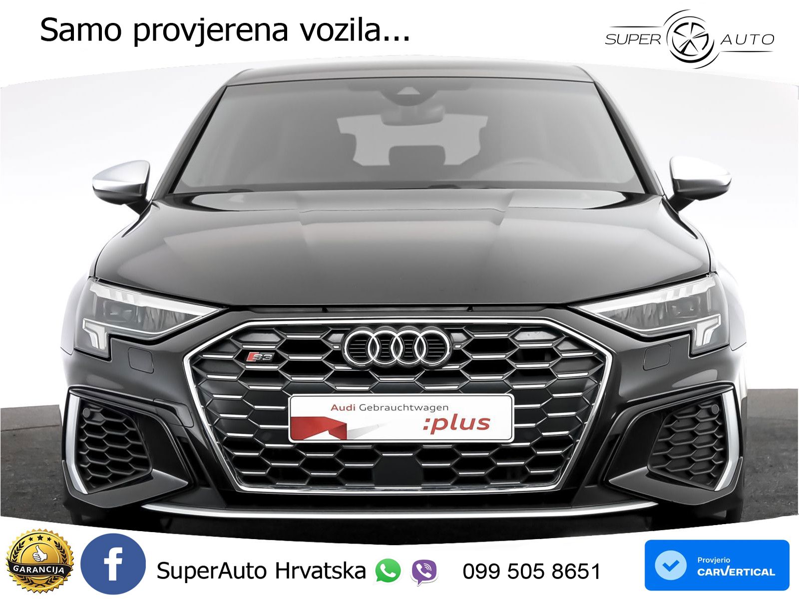 Audi S3 2.0 TFSI (310 KS) quattro S tronic LED+GR SJED+ACC