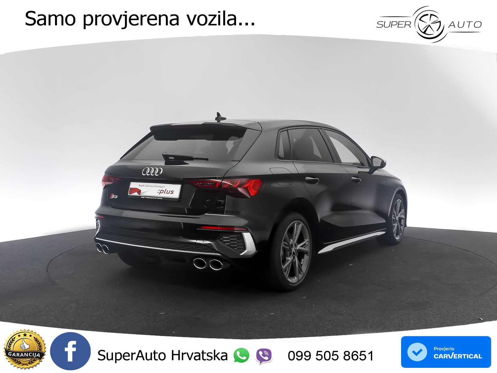Audi S3 2.0 TFSI (310 KS) quattro S tronic LED+GR SJED+ACC