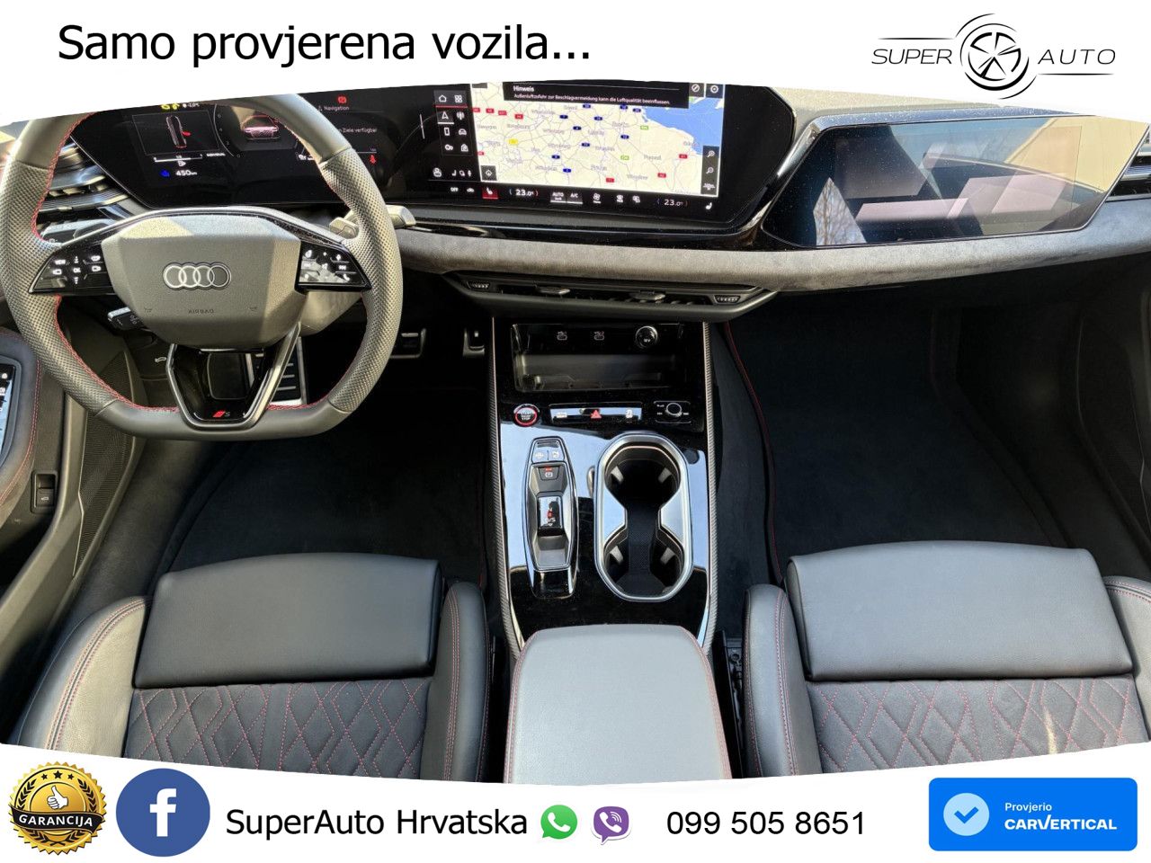 Audi A6 3.0 TFSI V6 (367 KS) quattro S tronic S line ZRAČNI+ACC+GR SJED+KAM+PANO