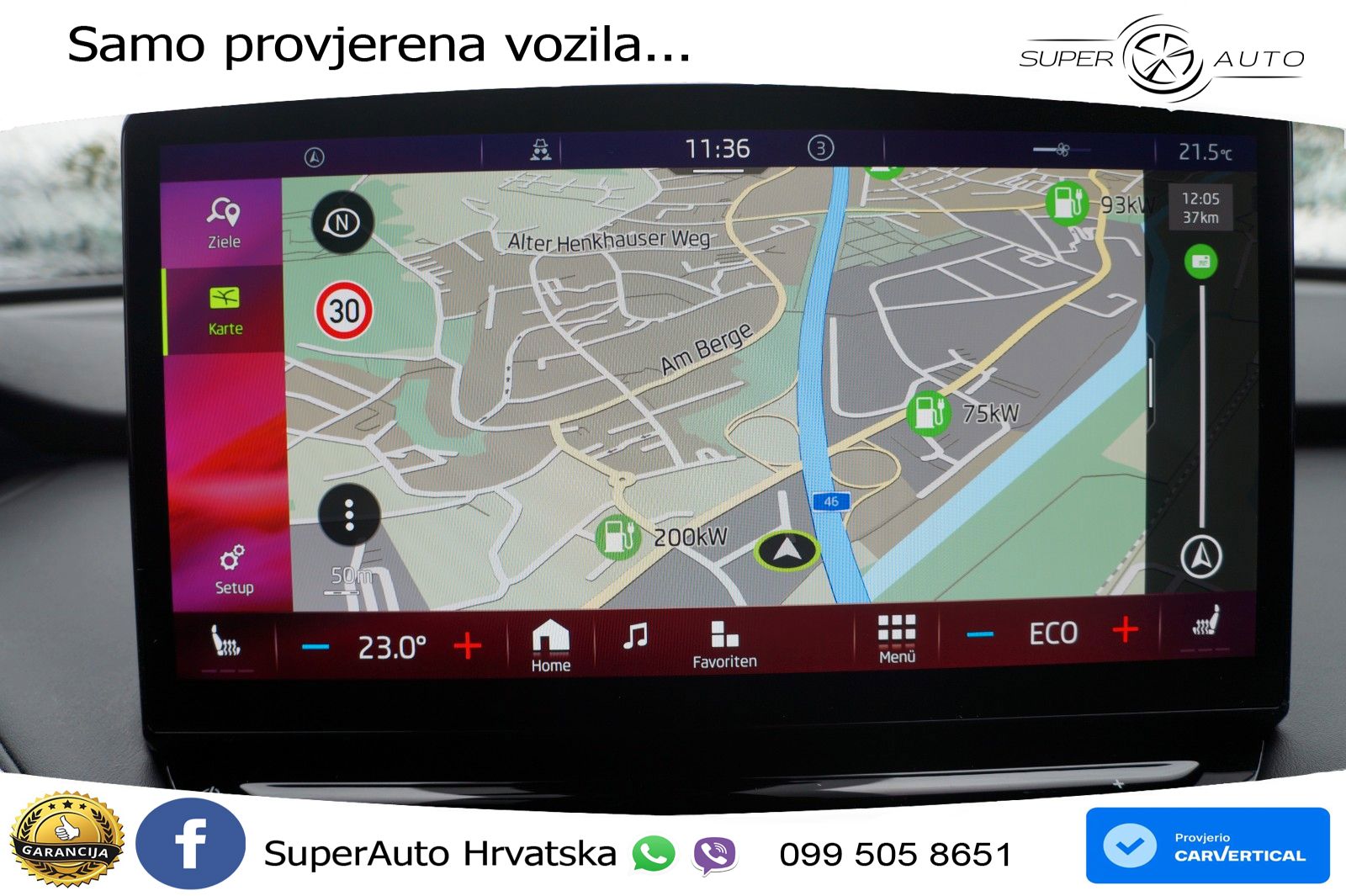 Škoda Enyaq iV 80 82 kWh (204 KS) SportLine LED+GR SJED+ACC
