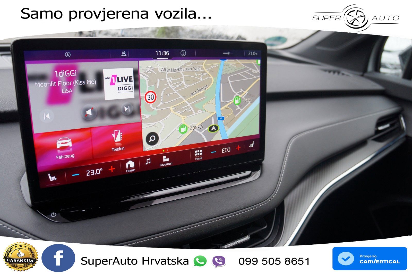 Škoda Enyaq iV 80 82 kWh (204 KS) SportLine LED+GR SJED+ACC