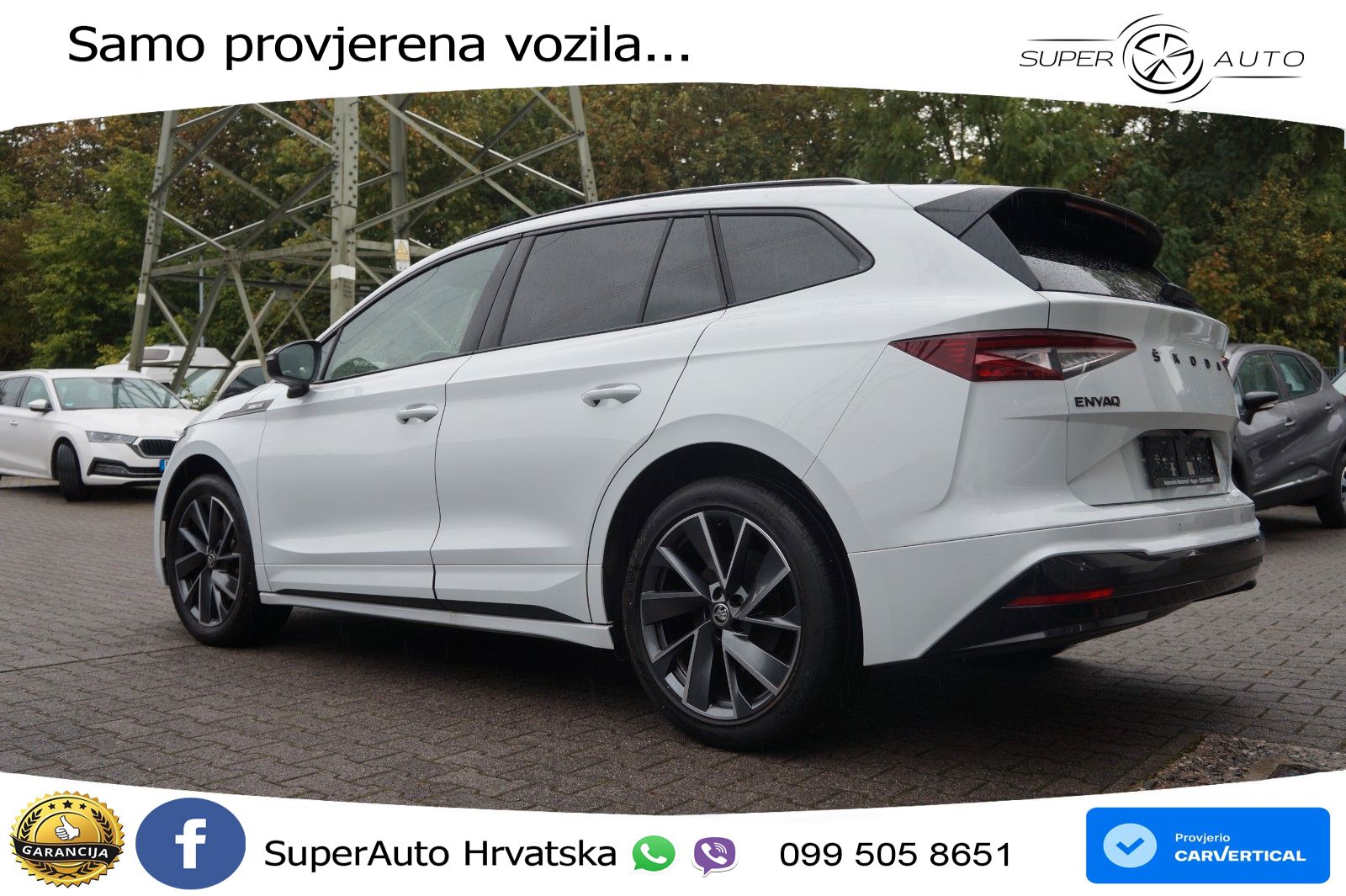 Škoda Enyaq iV 80 82 kWh (204 KS) SportLine LED+GR SJED+ACC