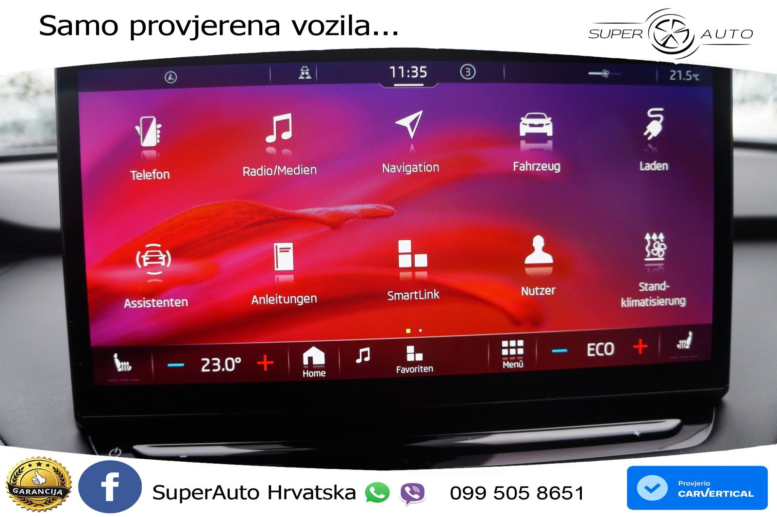 Škoda Enyaq iV 80 82 kWh (204 KS) SportLine LED+GR SJED+ACC