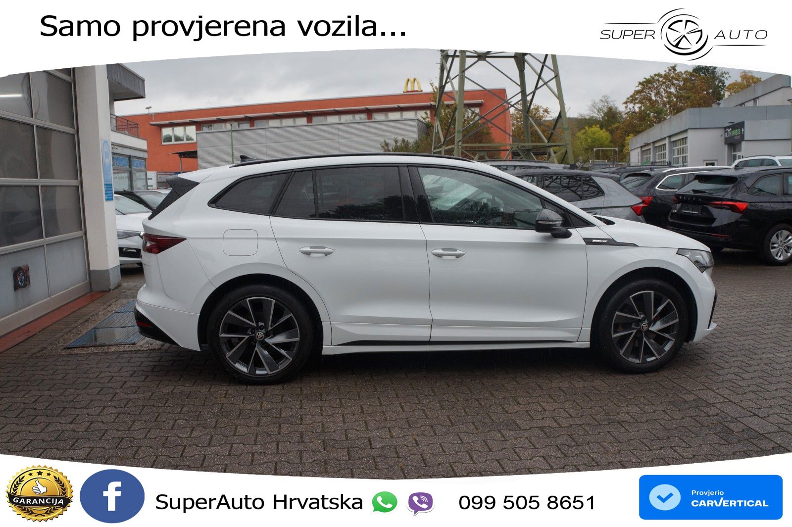 Škoda Enyaq iV 80 82 kWh (204 KS) SportLine LED+GR SJED+ACC