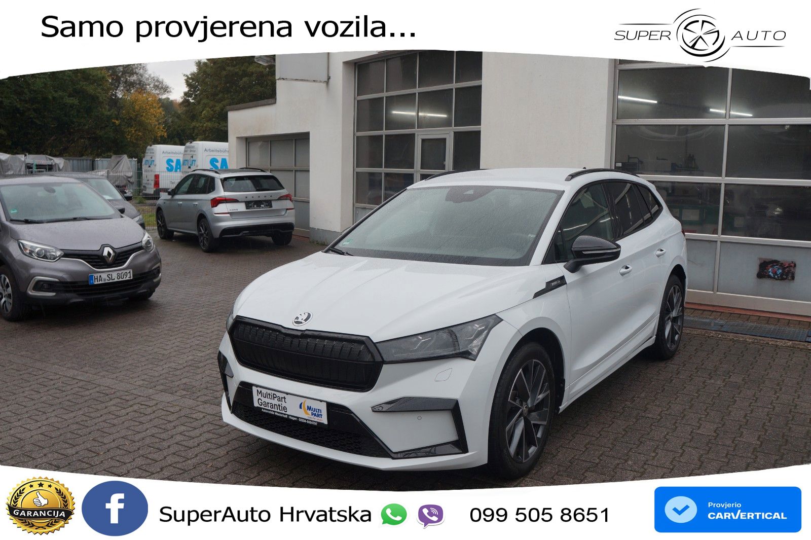 Škoda Enyaq iV 80 82 kWh (204 KS) SportLine LED+GR SJED+ACC