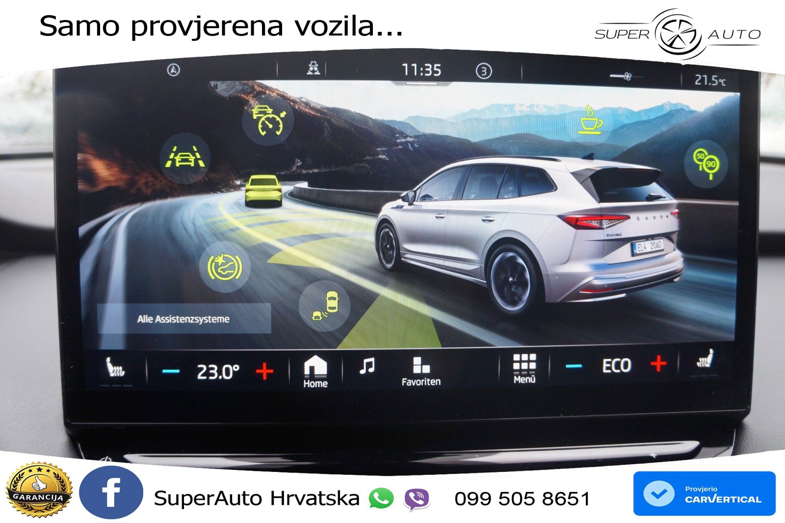Škoda Enyaq iV 80 82 kWh (204 KS) SportLine LED+GR SJED+ACC
