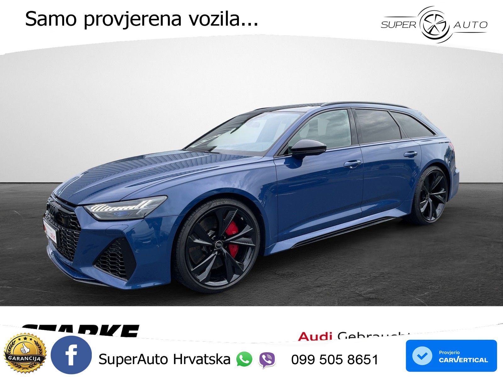 Audi RS6 Avant 4.0 TFSI V8 (600 KS) quattro Tiptronic MATRIX+GR SJED+KAM