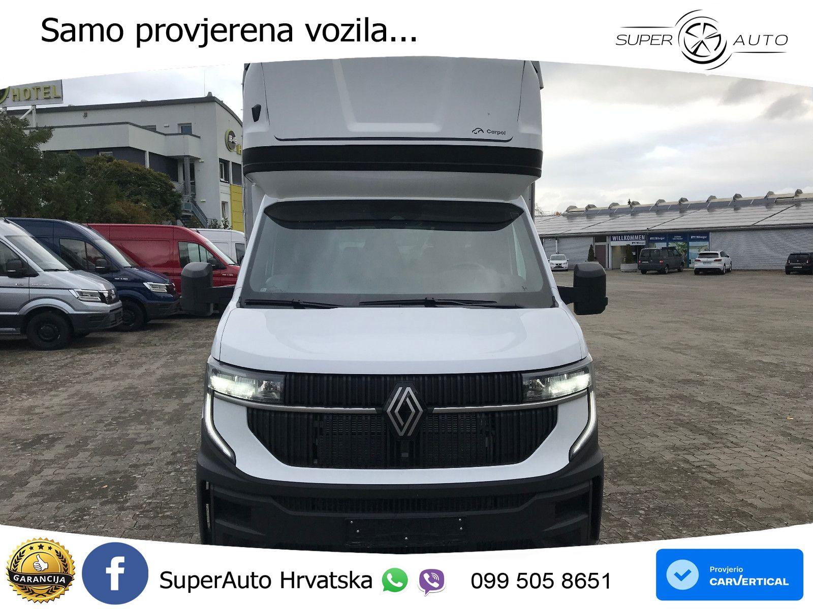 Renault Master Pritsche Schiebeplane Schlafkabine 170 KS