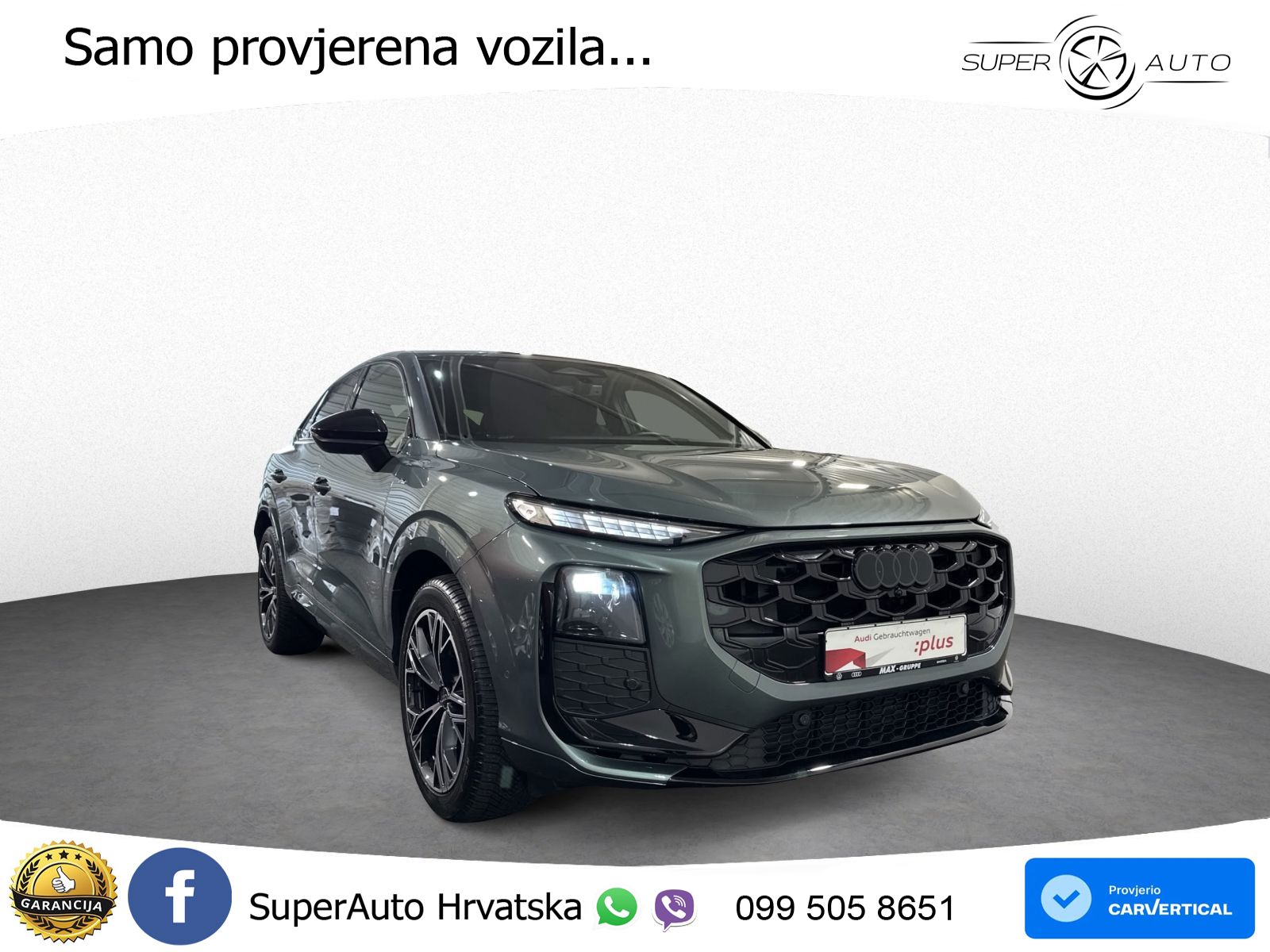 Audi Q3 Sportback 2.0 TDI (150 KS) S tronic S line LED+GR SJED+ACC
