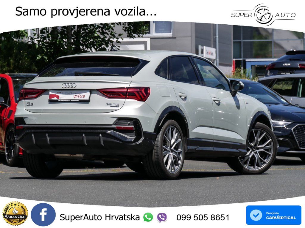 Audi Q3 Sportback 35 TDI (150 KS) quattro S tronic S line