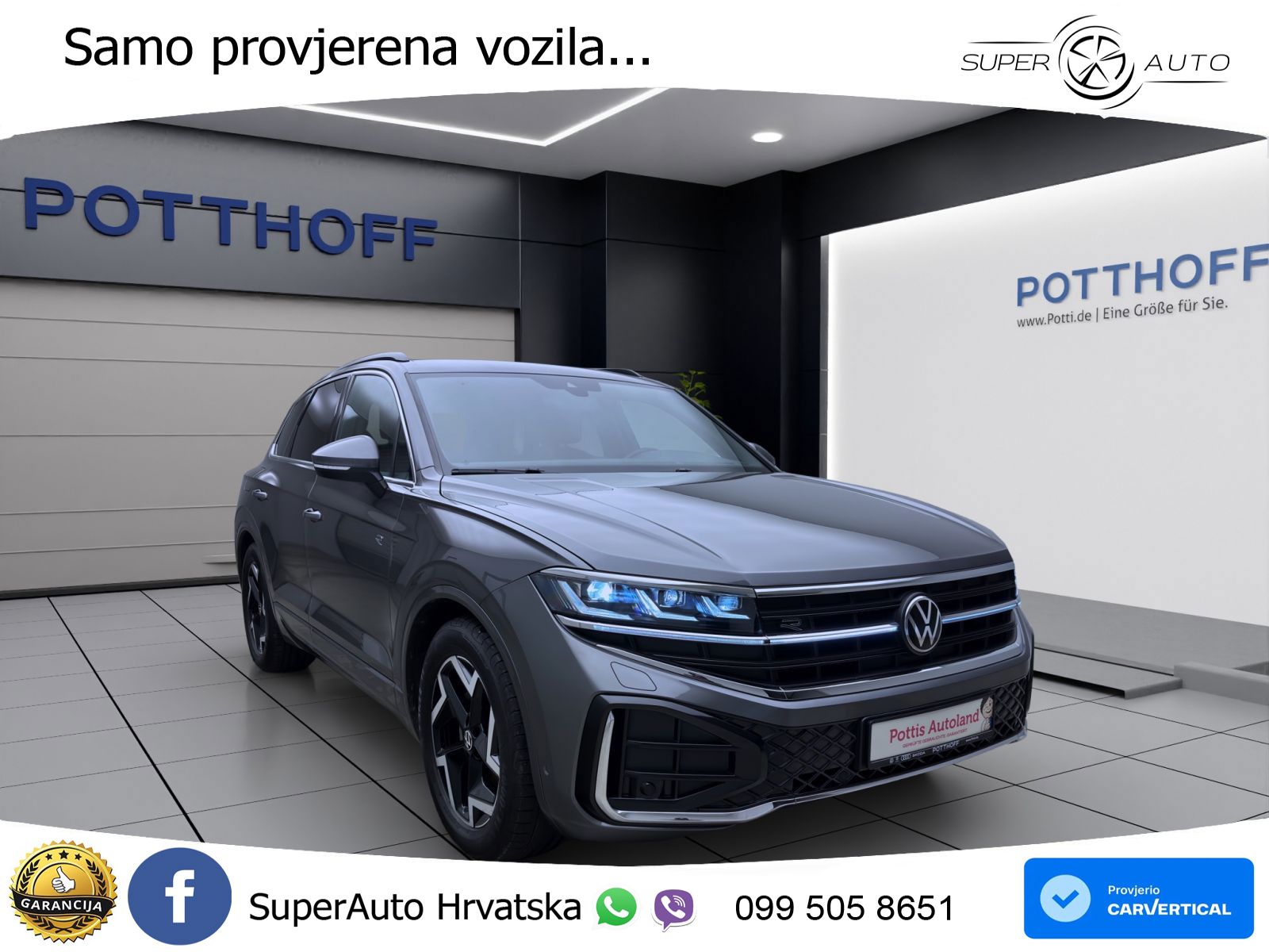 Volkswagen Touareg 3.0 V6 TDI (286 KS) 4MOTION Tiptronic ZRAČNI+ACC+GR SJED+KAM