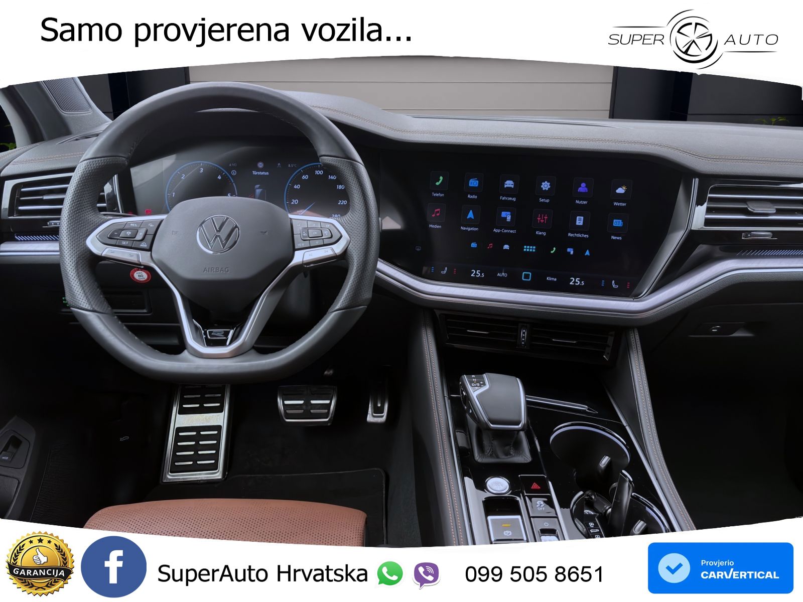 Volkswagen Touareg 3.0 V6 TDI (286 KS) 4MOTION Tiptronic ZRAČNI+ACC+GR SJED+KAM