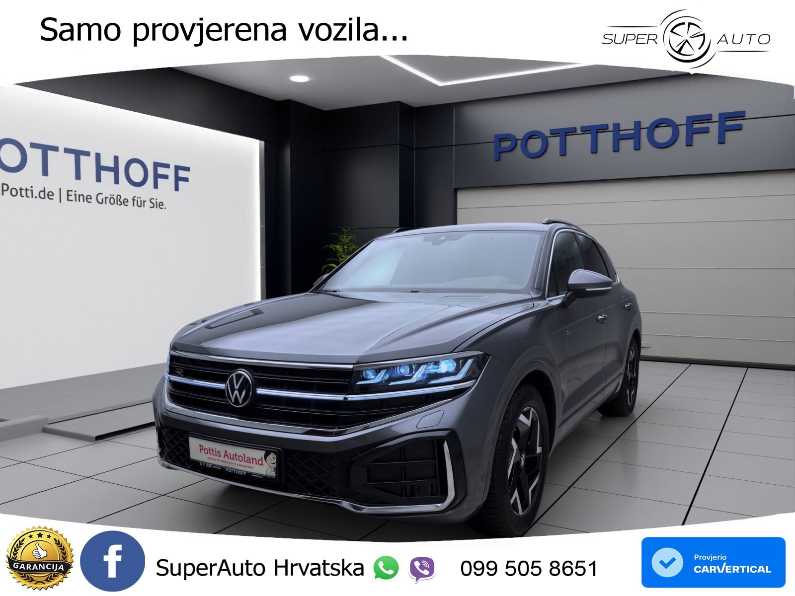 Volkswagen Touareg 3.0 V6 TDI (286 KS) 4MOTION Tiptronic ZRAČNI+ACC+GR SJED+KAM