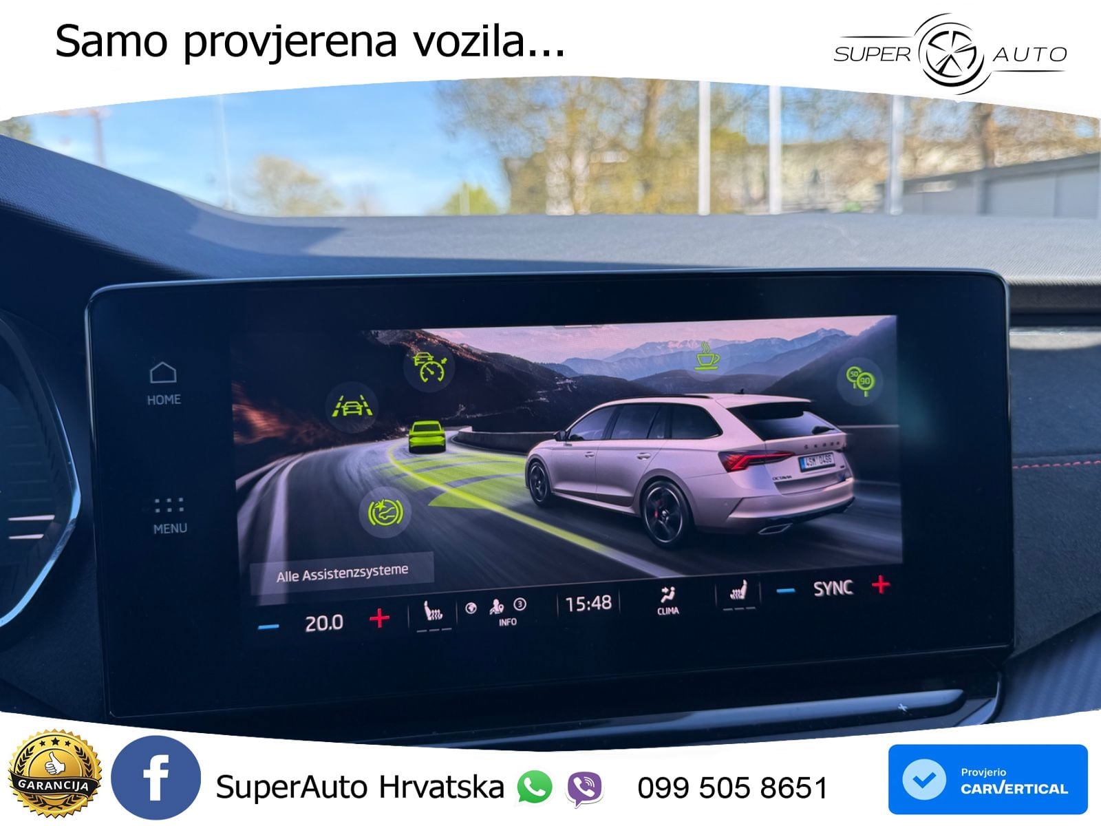 Škoda Octavia Combi RS 2.0 TDI (200 KS) 4x4 DSG LED+GR SJED+ACC