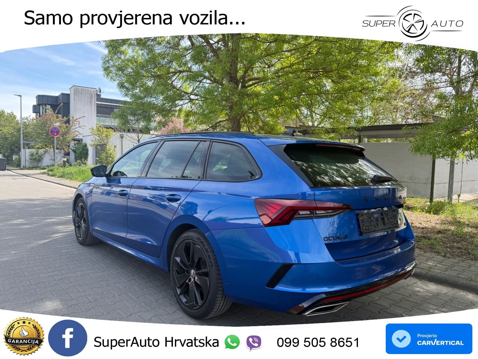 Škoda Octavia Combi RS 2.0 TDI (200 KS) 4x4 DSG LED+GR SJED+ACC