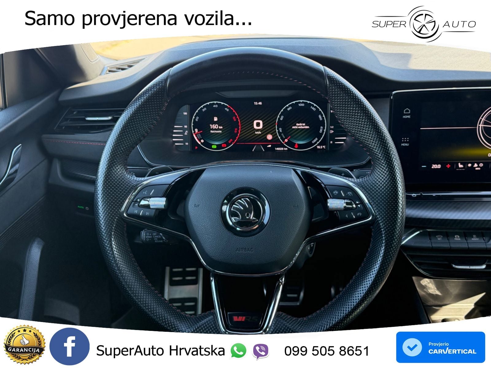 Škoda Octavia Combi RS 2.0 TDI (200 KS) 4x4 DSG LED+GR SJED+ACC