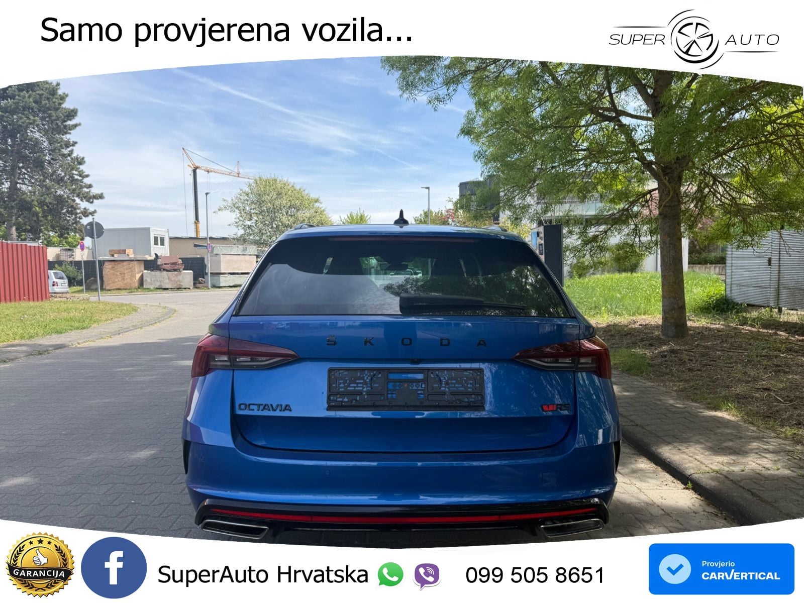 Škoda Octavia Combi RS 2.0 TDI (200 KS) 4x4 DSG LED+GR SJED+ACC