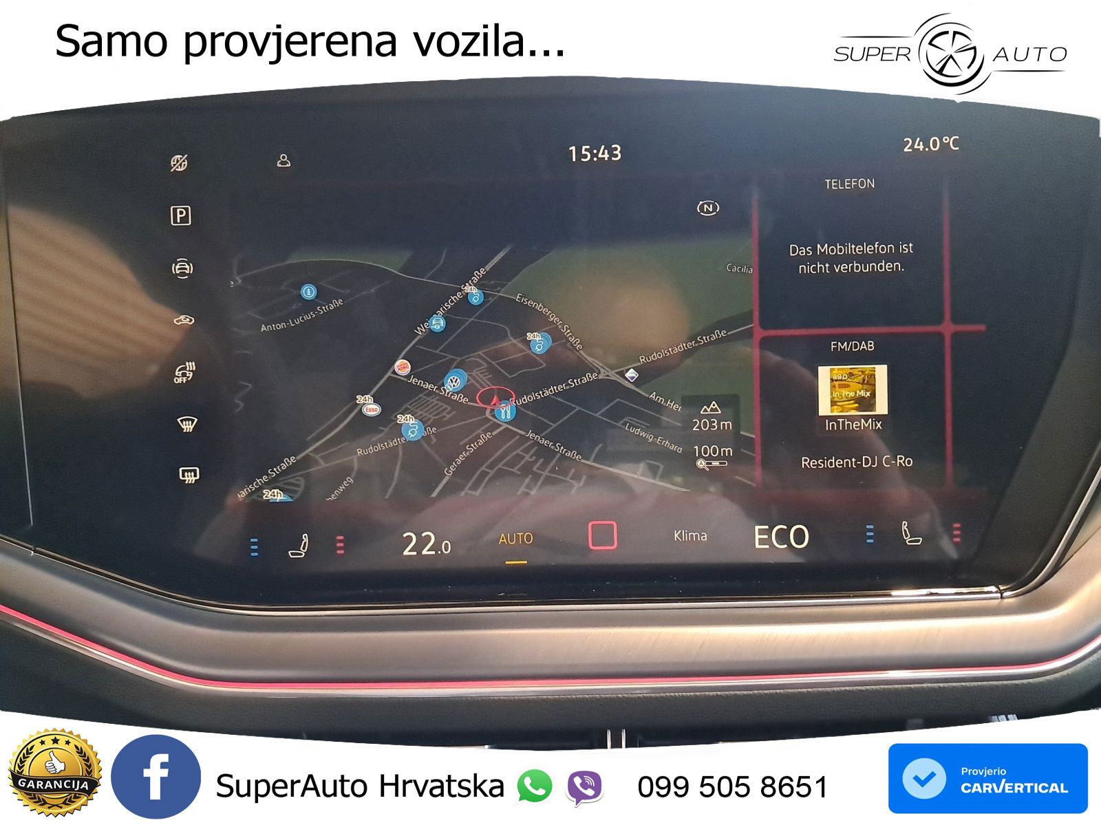 Volkswagen Touareg 3.0 V6 TFSI (340 KS) 4MOTION Tiptronic ZRAČNI+ACC+4xGR SJED+KAM