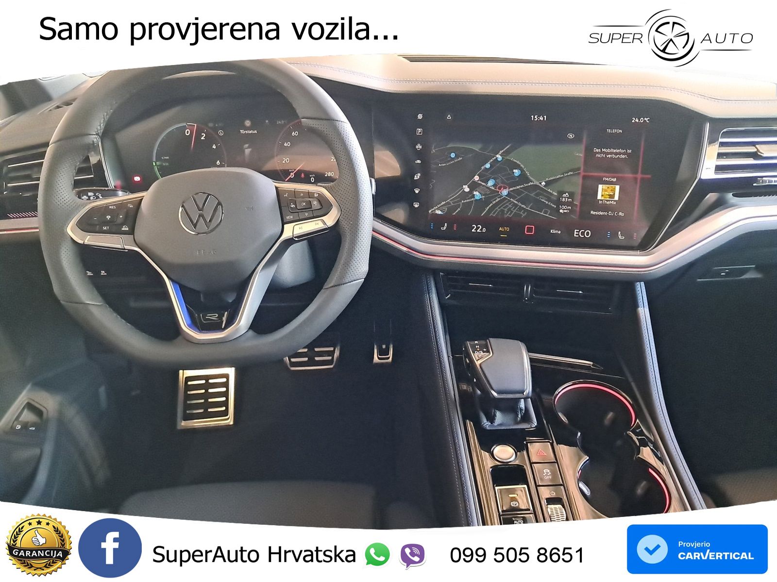 Volkswagen Touareg 3.0 V6 TFSI (340 KS) 4MOTION Tiptronic ZRAČNI+ACC+4xGR SJED+KAM