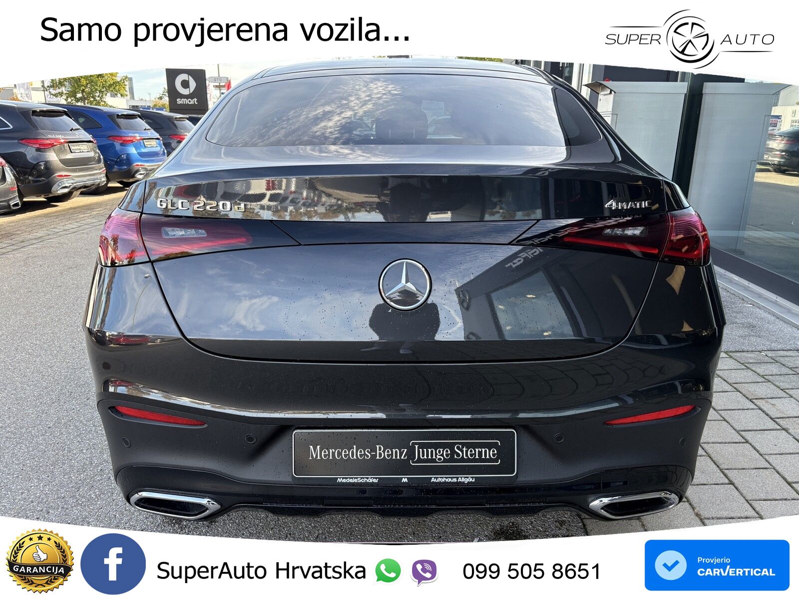 Mercedes GLC Coupe 220d (197 KS) 4MATIC 9G-TRONIC AMG ACC+GR SJED+360+PANO