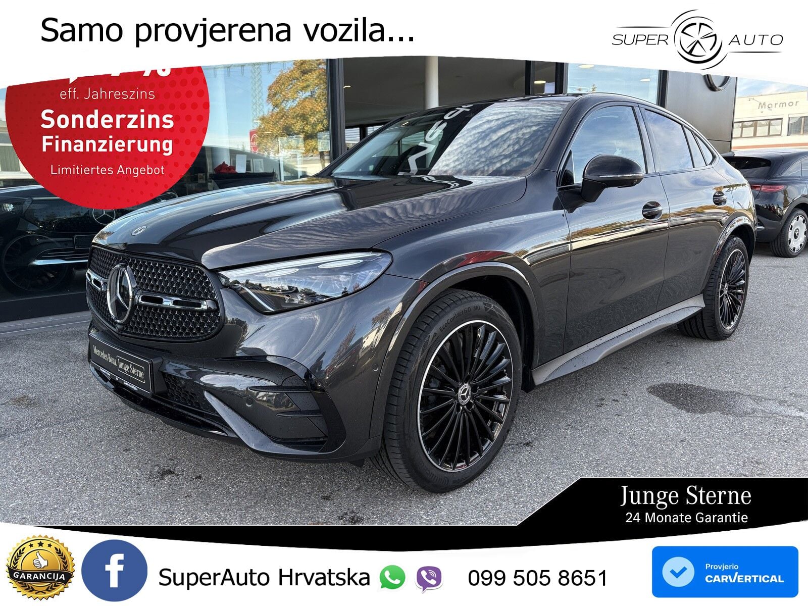 Mercedes GLC Coupe 220d (197 KS) 4MATIC 9G-TRONIC AMG ACC+GR SJED+360+PANO