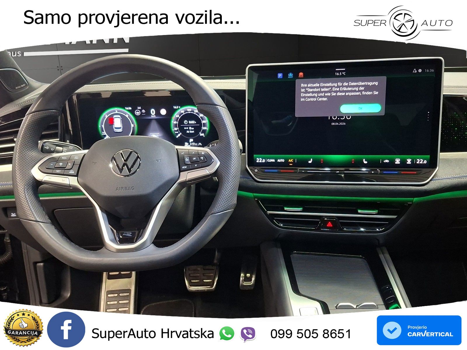 Volkswagen Passat Variant 2.0 TDI (193 KS) 4MOTION DSG R-Line LED+GR SJED+ACC
