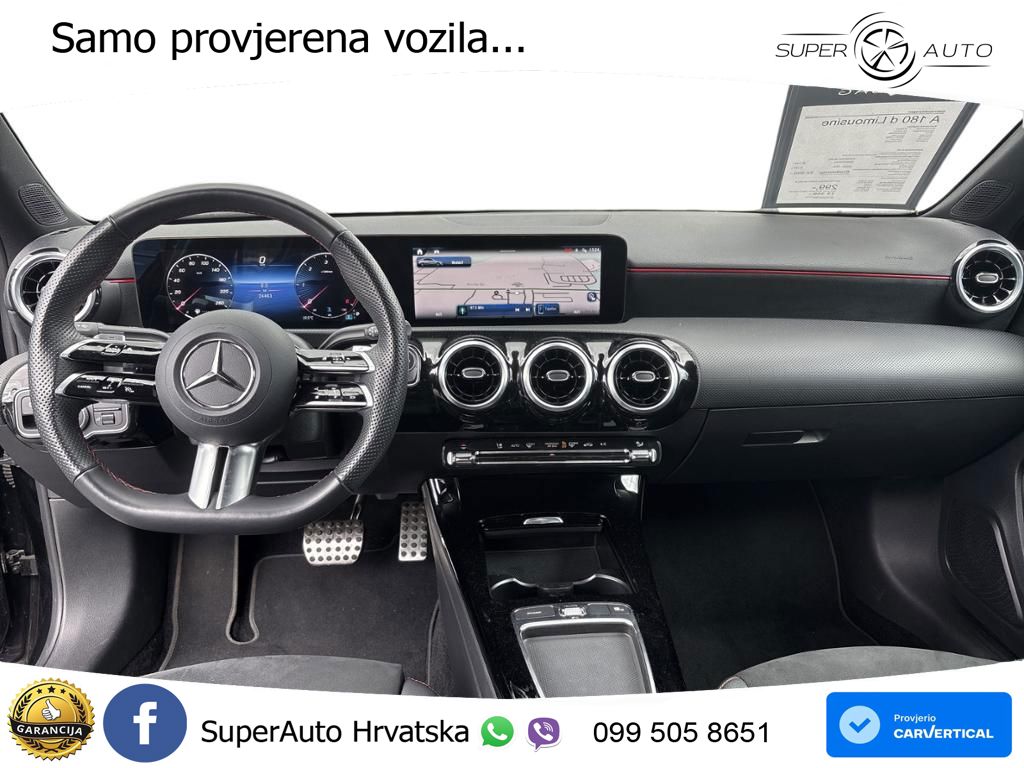 Mercedes-Benz A 180d 8G-DCT AMG LED+GR SJED+ACC