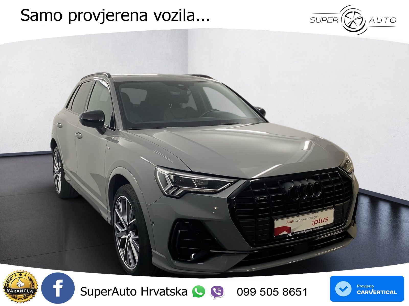 Audi Q3 35 TDI (150 KS) quattro S tronic S line LED+GR SJED+ACC