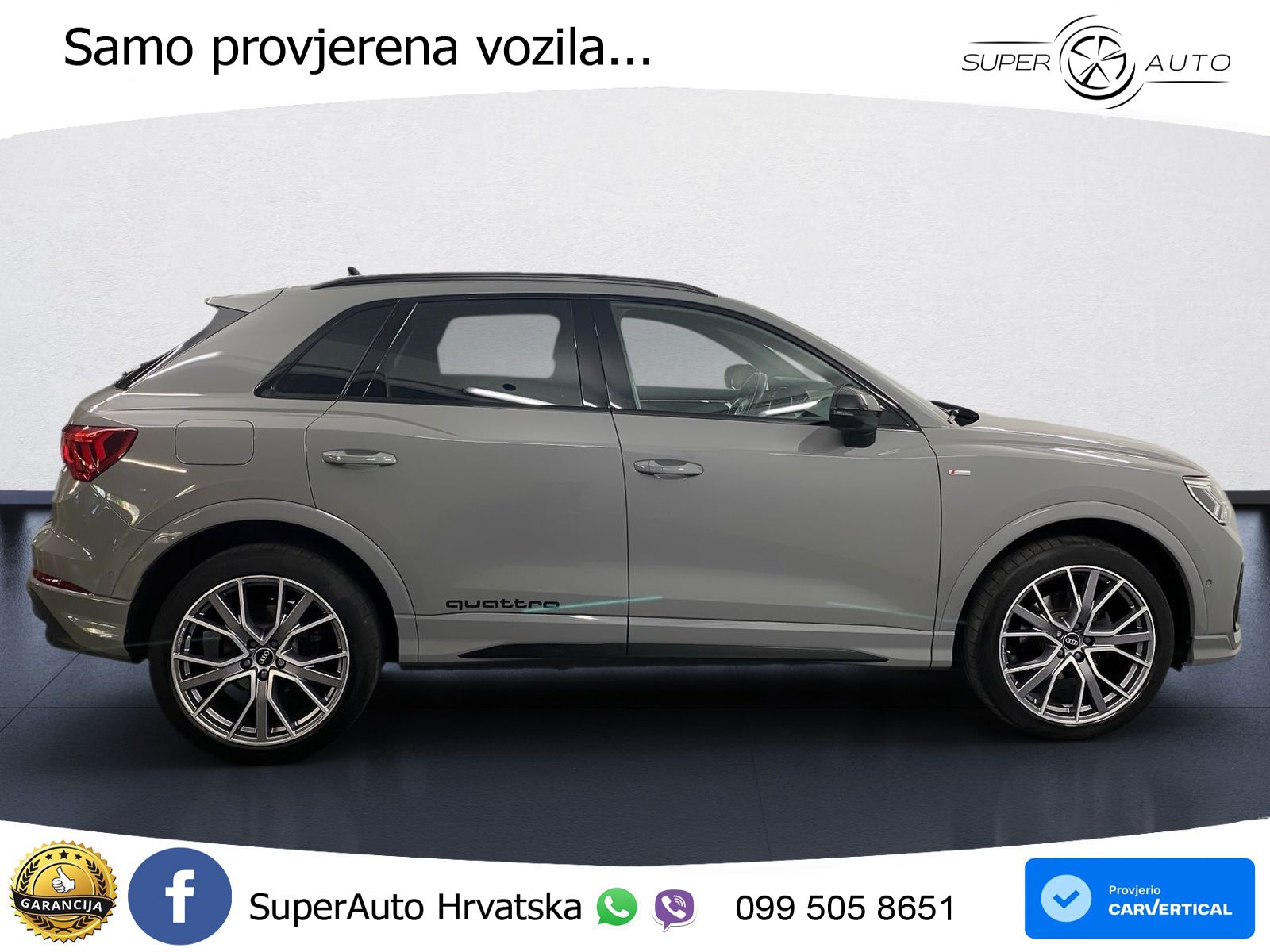 Audi Q3 35 TDI (150 KS) quattro S tronic S line LED+GR SJED+ACC