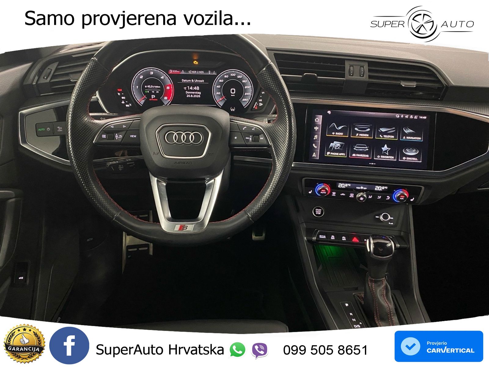 Audi Q3 35 TDI (150 KS) quattro S tronic S line LED+GR SJED+ACC