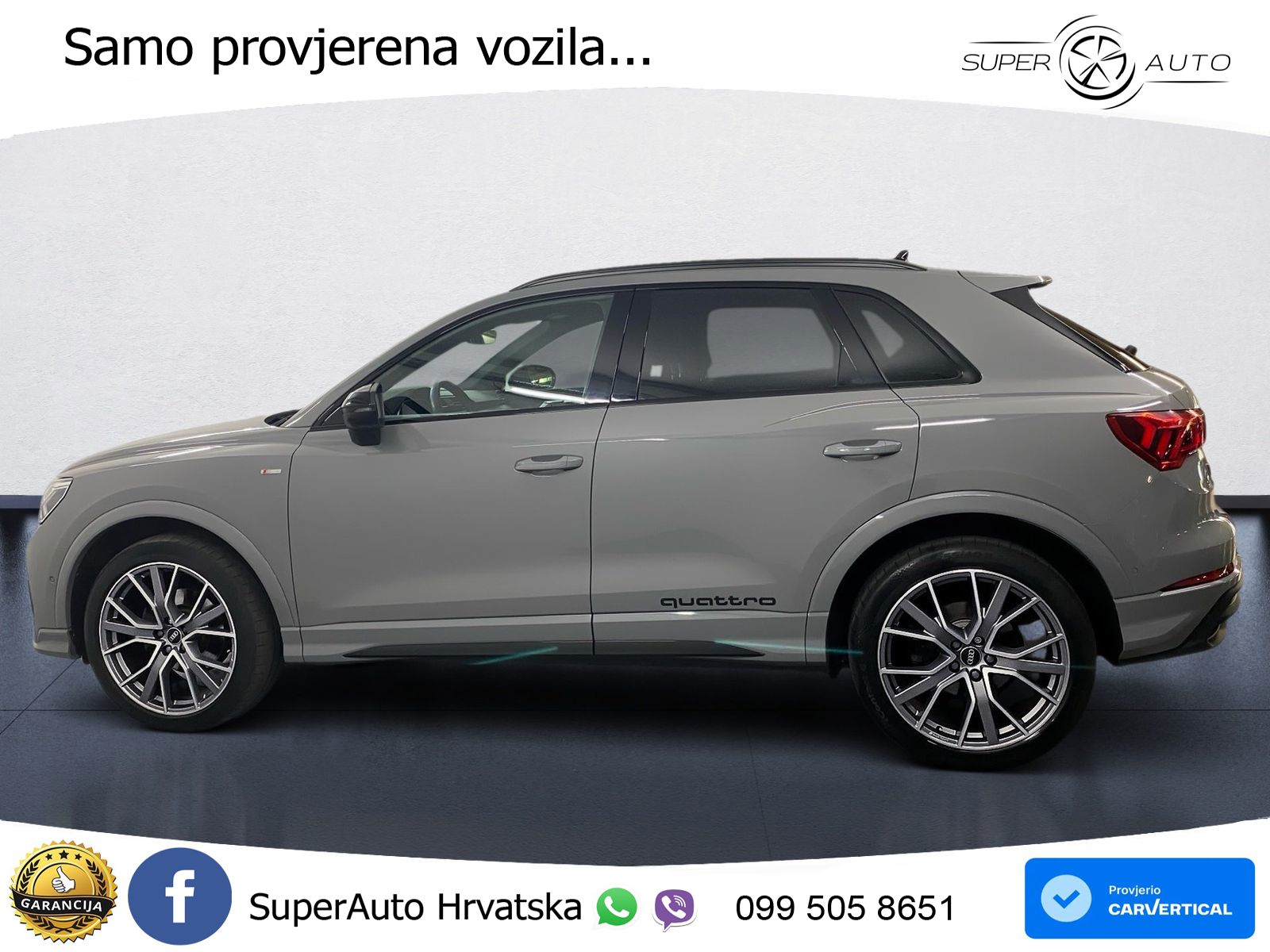 Audi Q3 35 TDI (150 KS) quattro S tronic S line LED+GR SJED+ACC