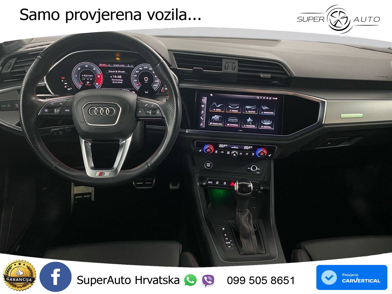 Audi Q3 35 TDI (150 KS) quattro S tronic S line LED+GR SJED+ACC