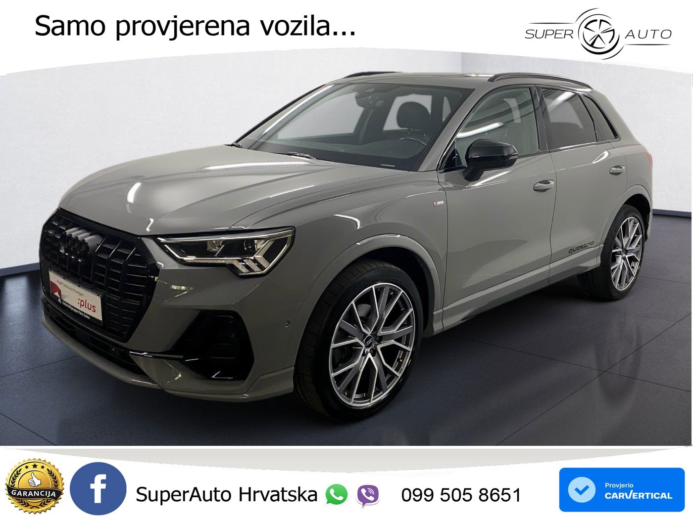 Audi Q3 35 TDI (150 KS) quattro S tronic S line LED+GR SJED+ACC