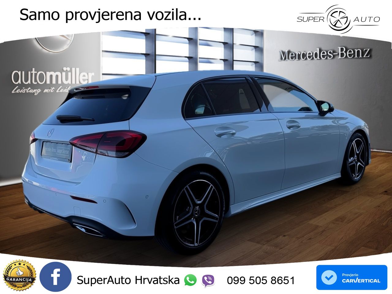 Mercedes-Benz A 180 7G-DCT AMG LED+GR SJED+ACC