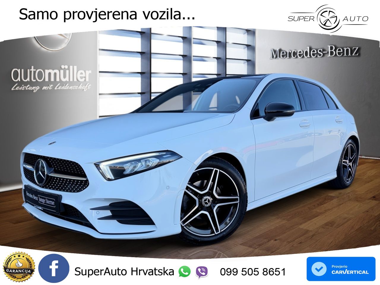 Mercedes-Benz A 180 7G-DCT AMG LED+GR SJED+ACC