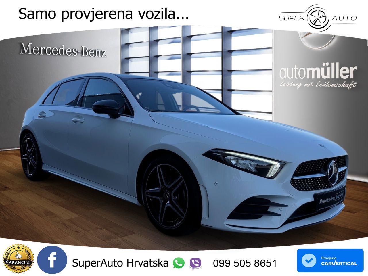 Mercedes-Benz A 180 7G-DCT AMG LED+GR SJED+ACC