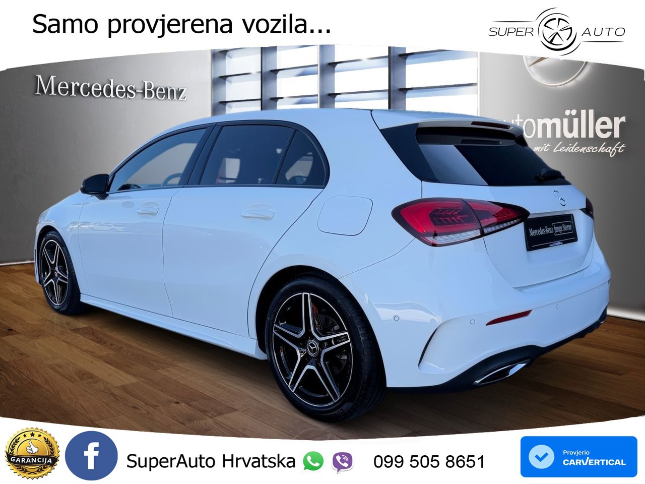 Mercedes-Benz A 180 7G-DCT AMG LED+GR SJED+ACC